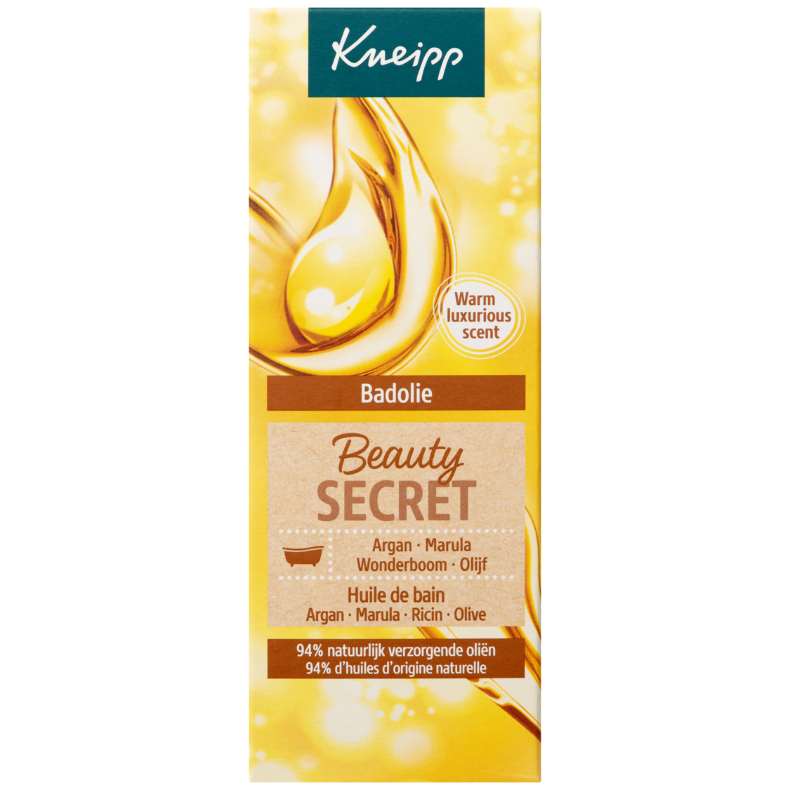 Huile de bain Beauty Secret  - Vue de gauche