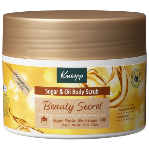 Gommage corps sucre et huile Beauty Secret - Vue de face