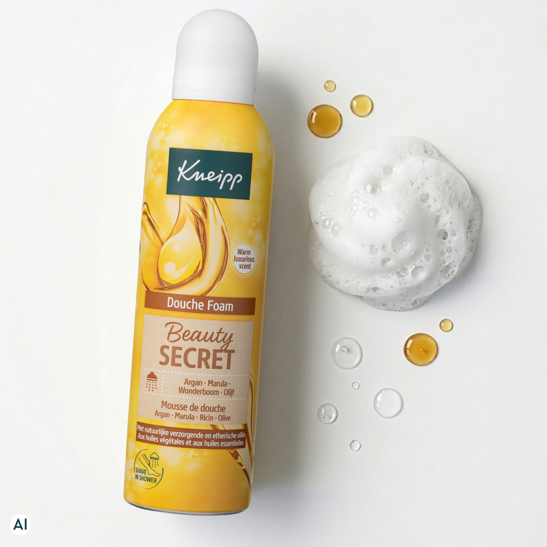 Mousse de Douche Beauty Secret - Vue de dos