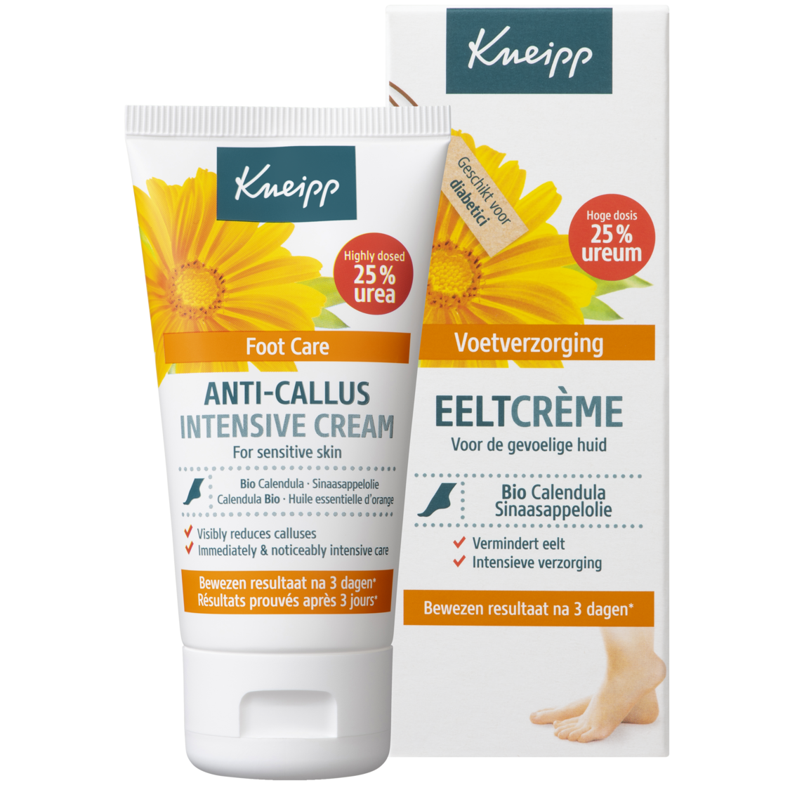 Cr&egrave;me anti-callosit&eacute;s - Vue de face