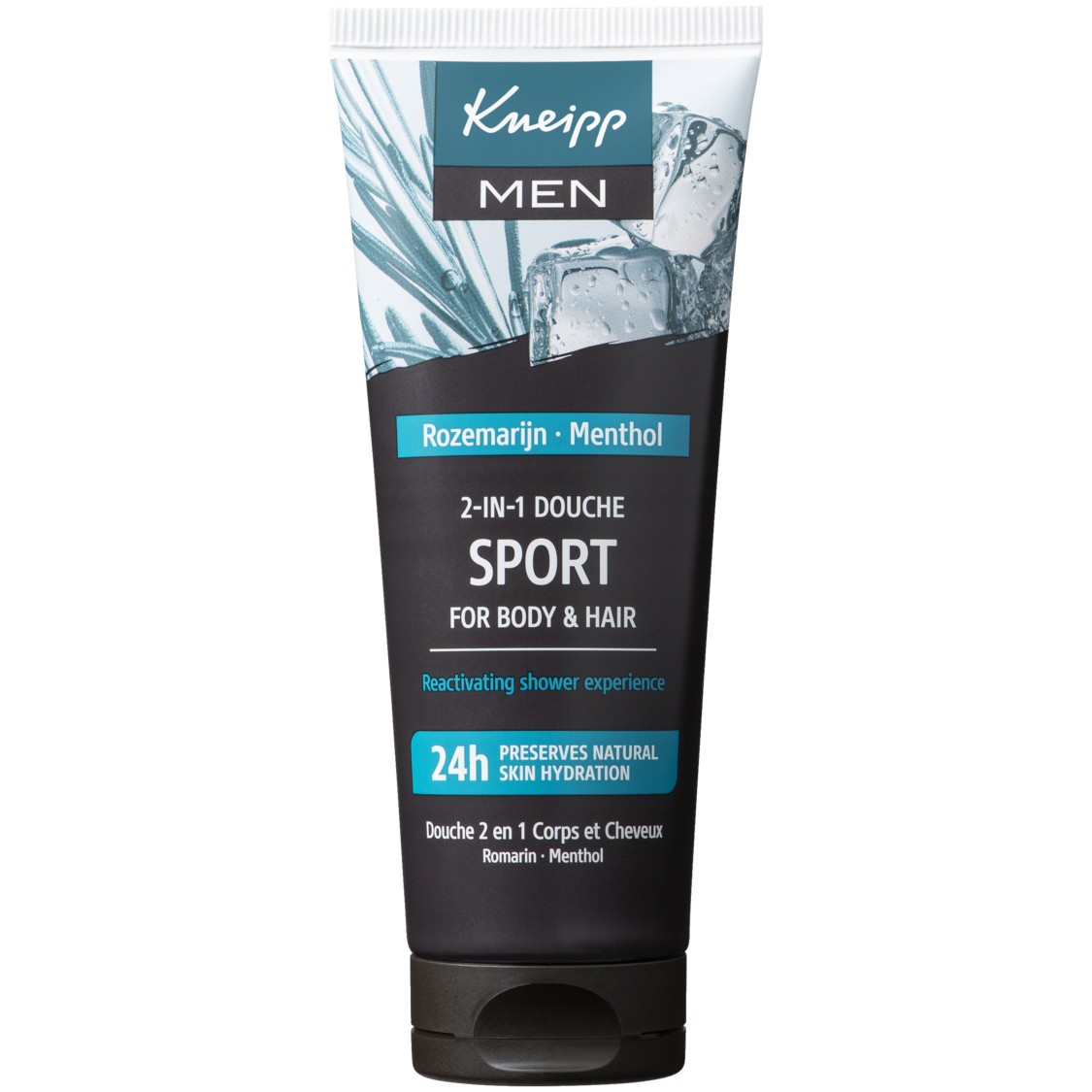 Mini 2-en-1 Men Gel Douche & Shampoo Sport - Vue de face