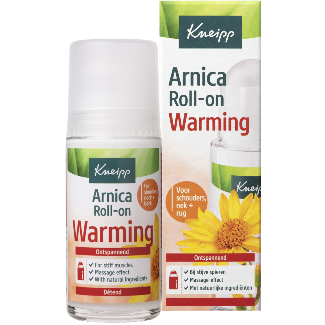 Arnica Roll-on Warming - Vue de face