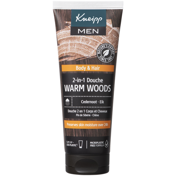 Mini 2-en-1 Men Gel Douche & Shampoo Warm Woods