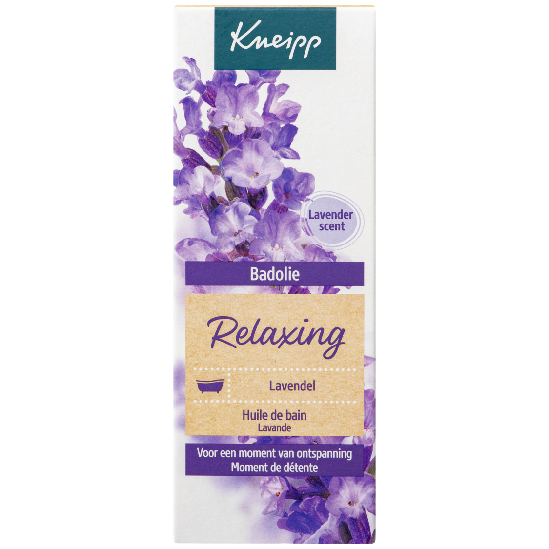 Huile de bain Relaxing - Vue de gauche