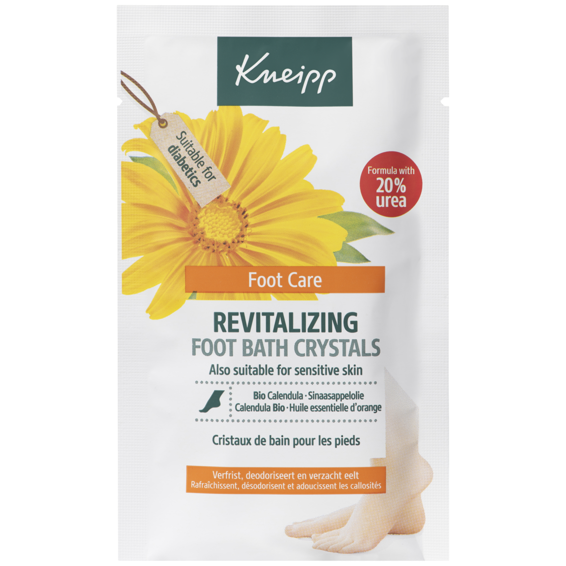 Sels de bain pieds Revitalizing  - Vue de face