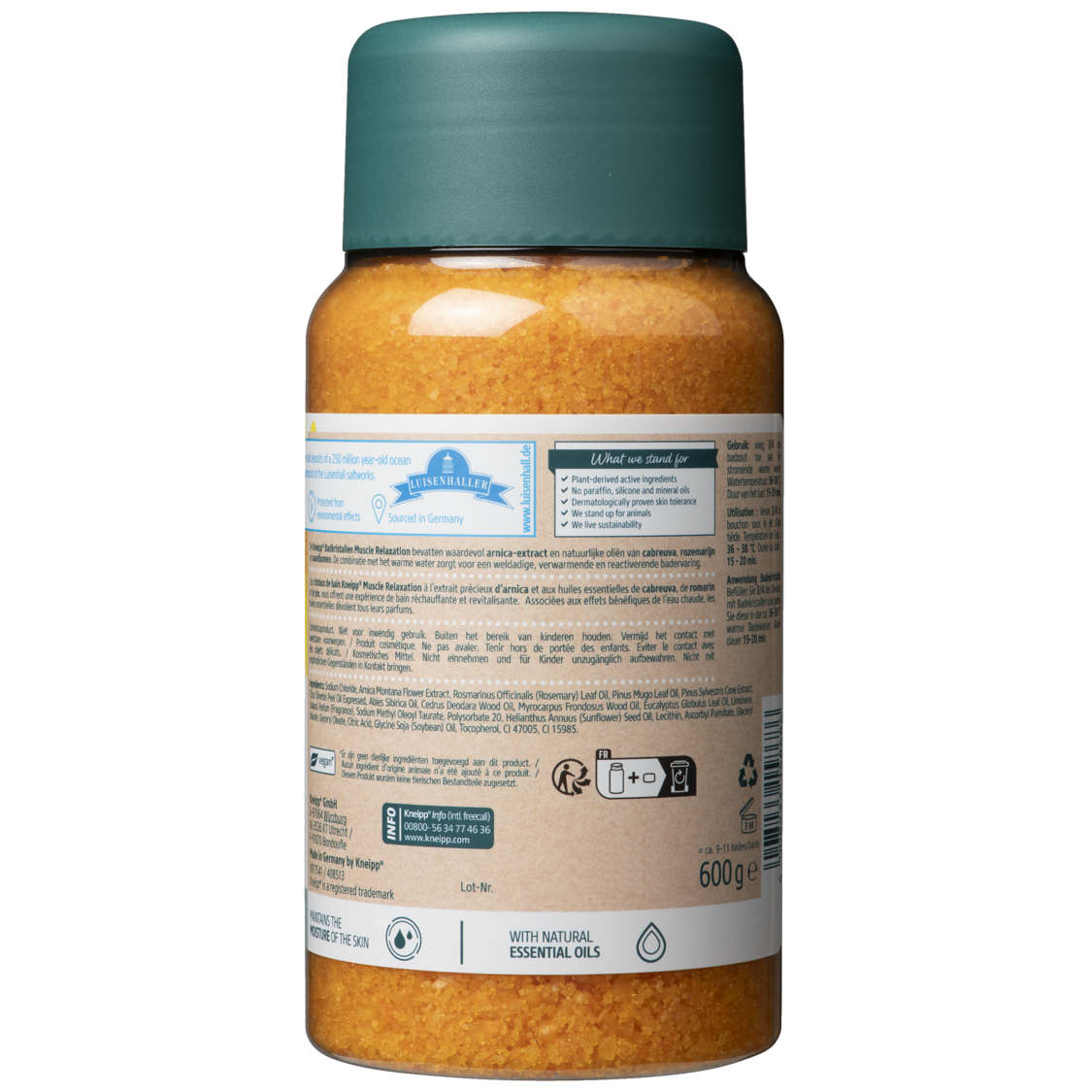 Sel de bain Muscle Relaxation - Vue de dos
