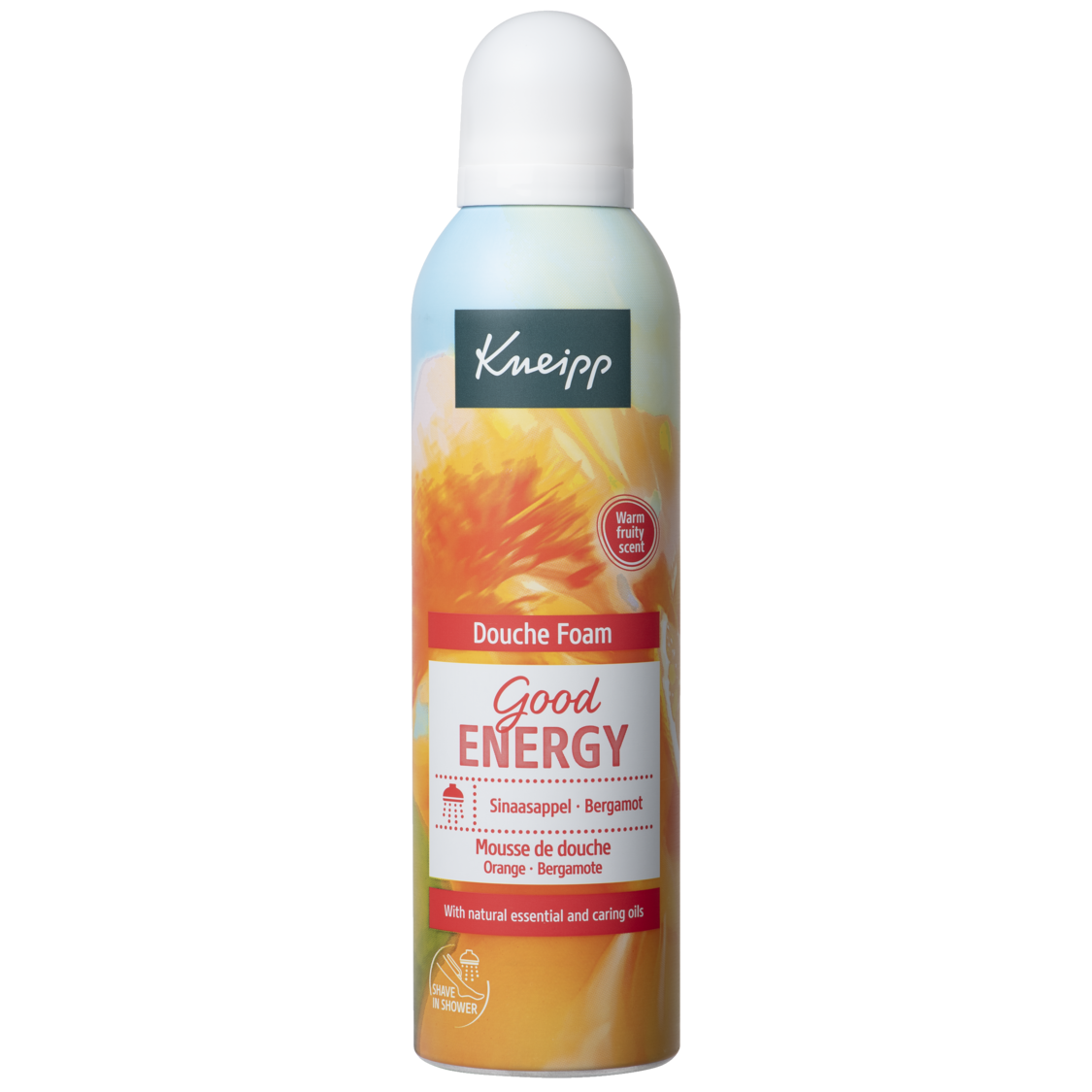 Mousse de douche Good Energy - Vue de face