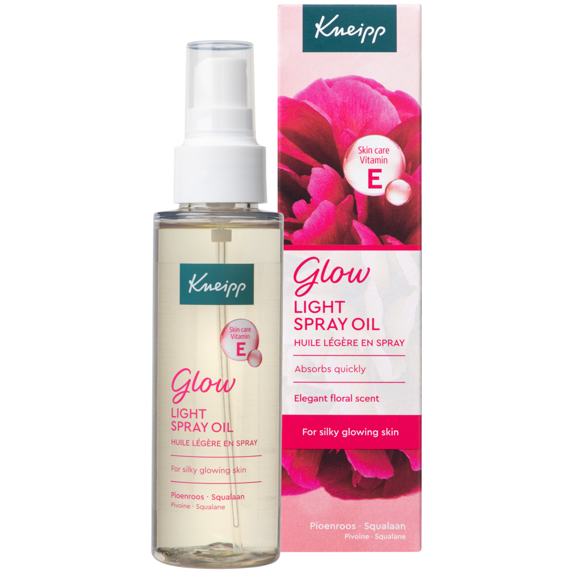 Huile corps Glow Light Spray  - Vue de face