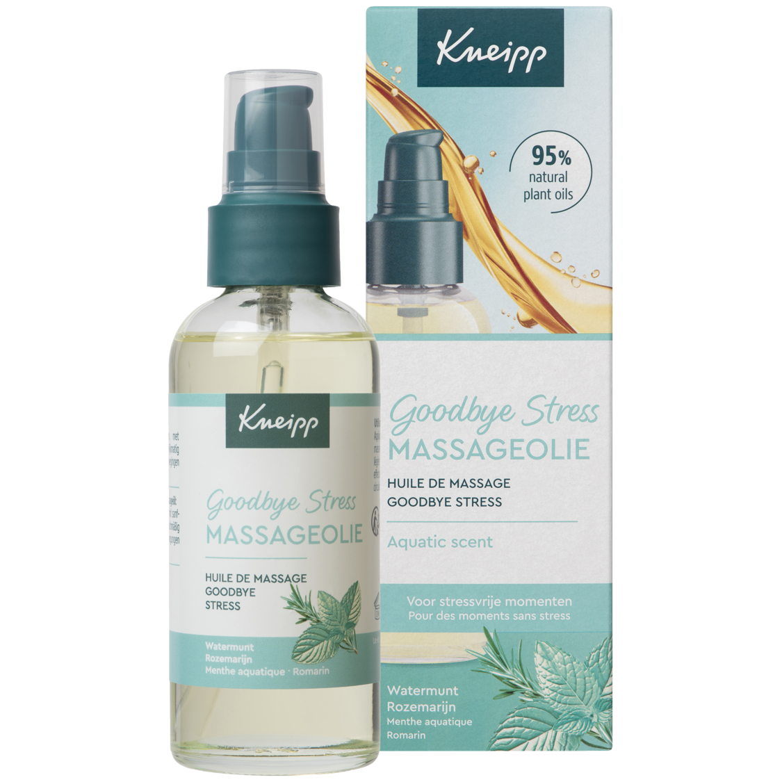 Huile de massage Goodbye Stress - Vue de face