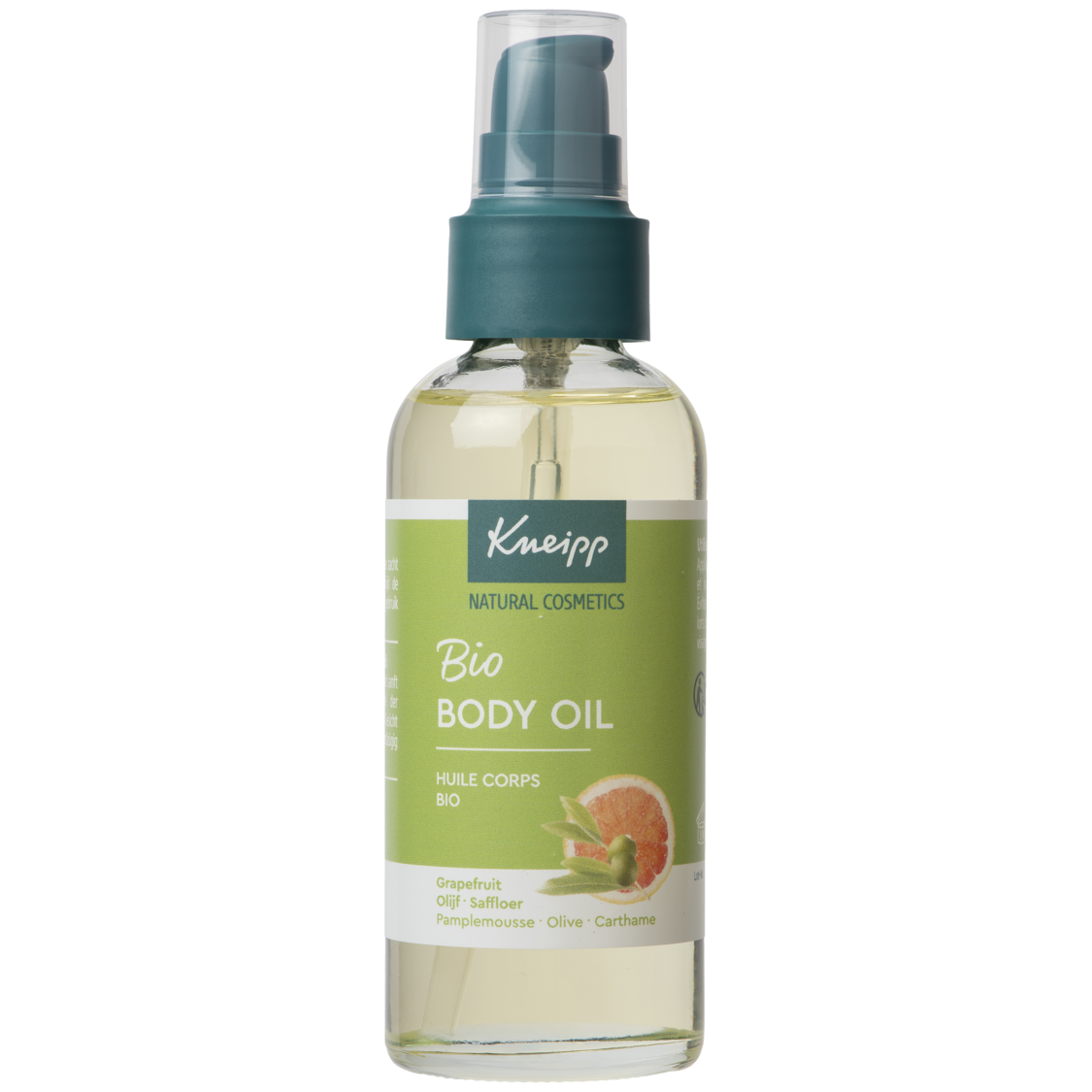 Huile de corps Bio  - Vue de droite