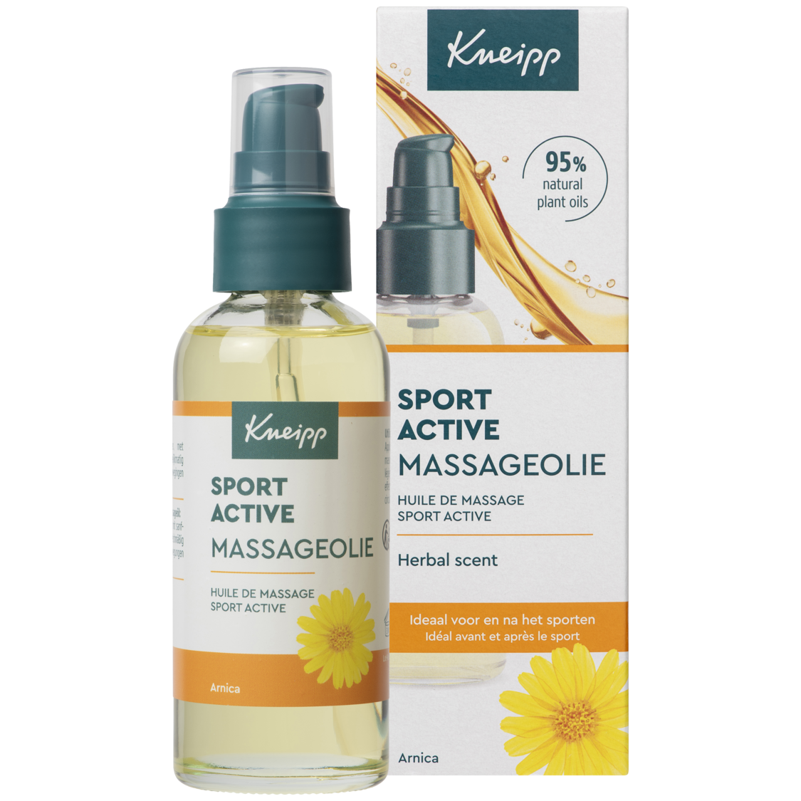Huile de massage SportActive - Vue de face