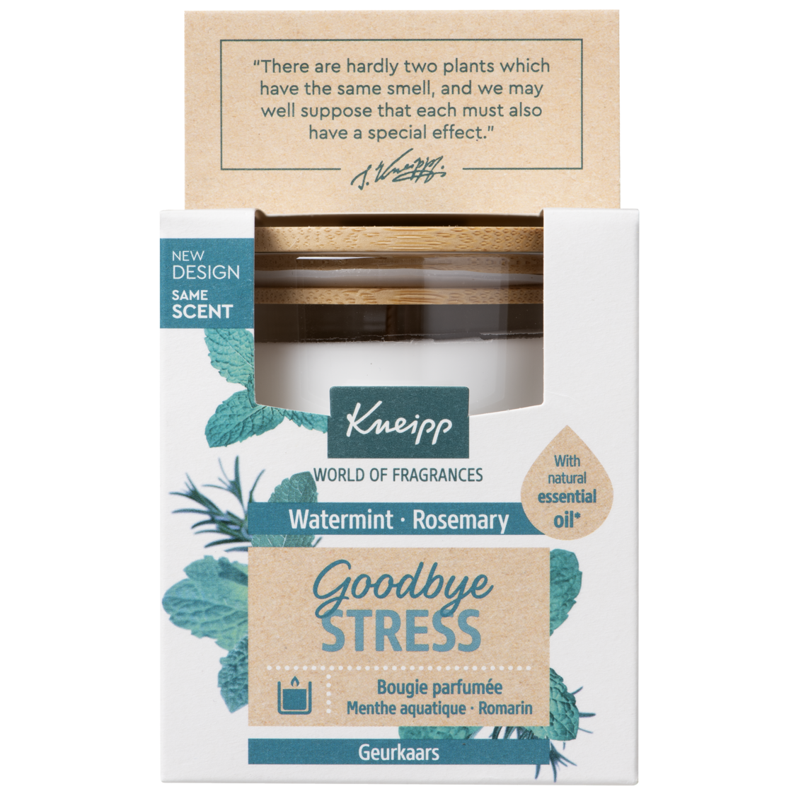 Bougie parfumee Goodbye Stress - Vue de face