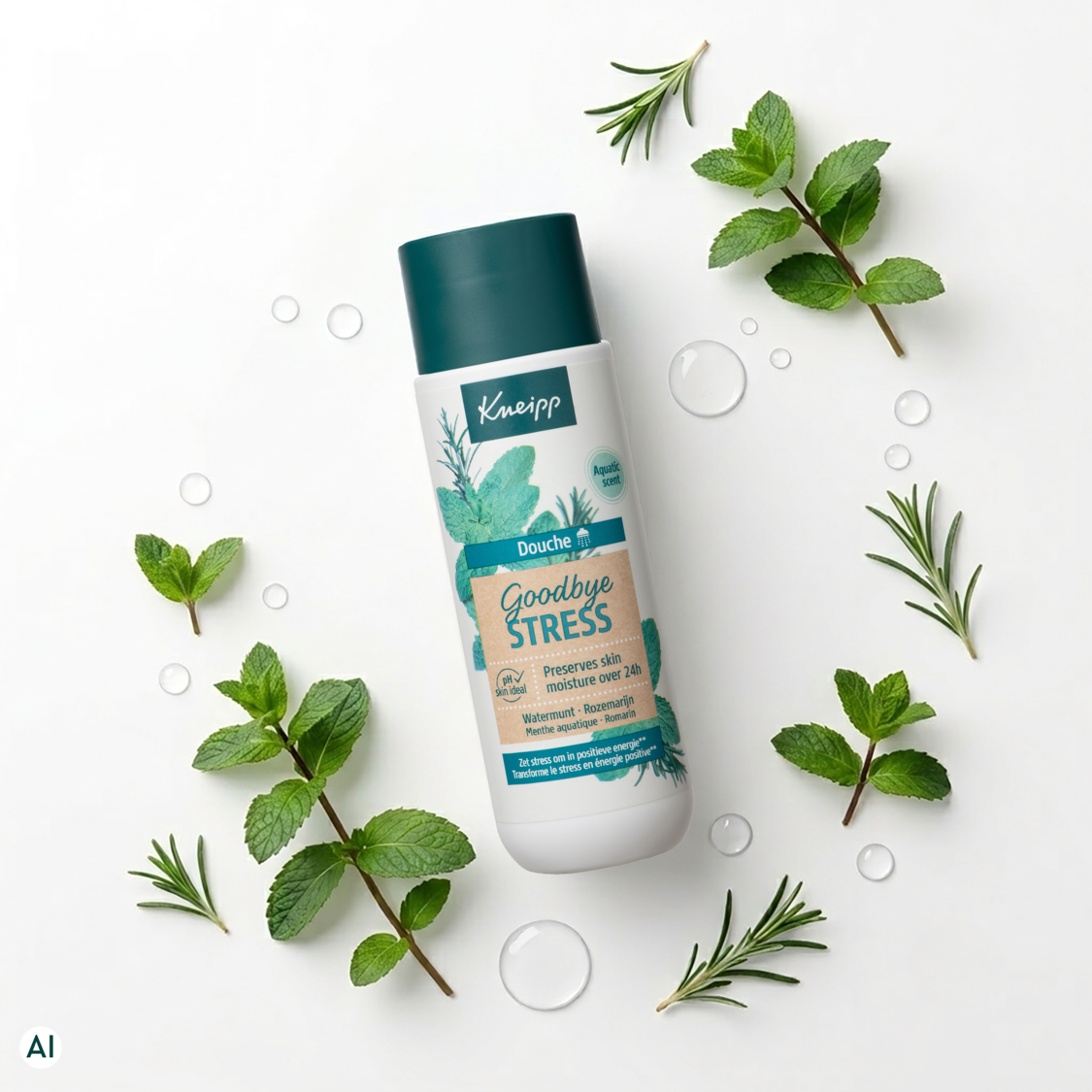 Gel douche Goodbye Stress - Vue de dos