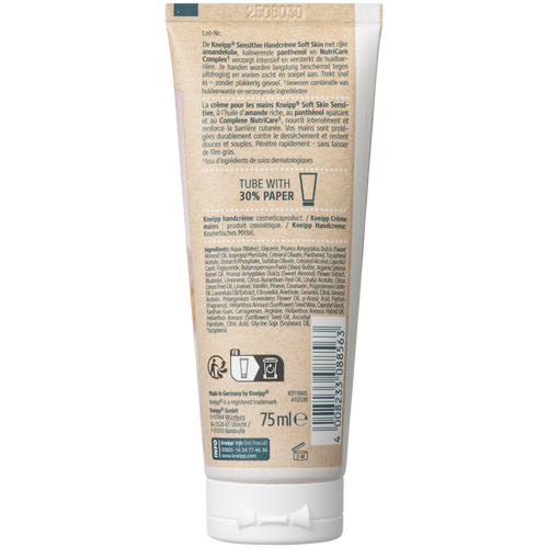 Creme Mains Soft Skin - Vue de dos