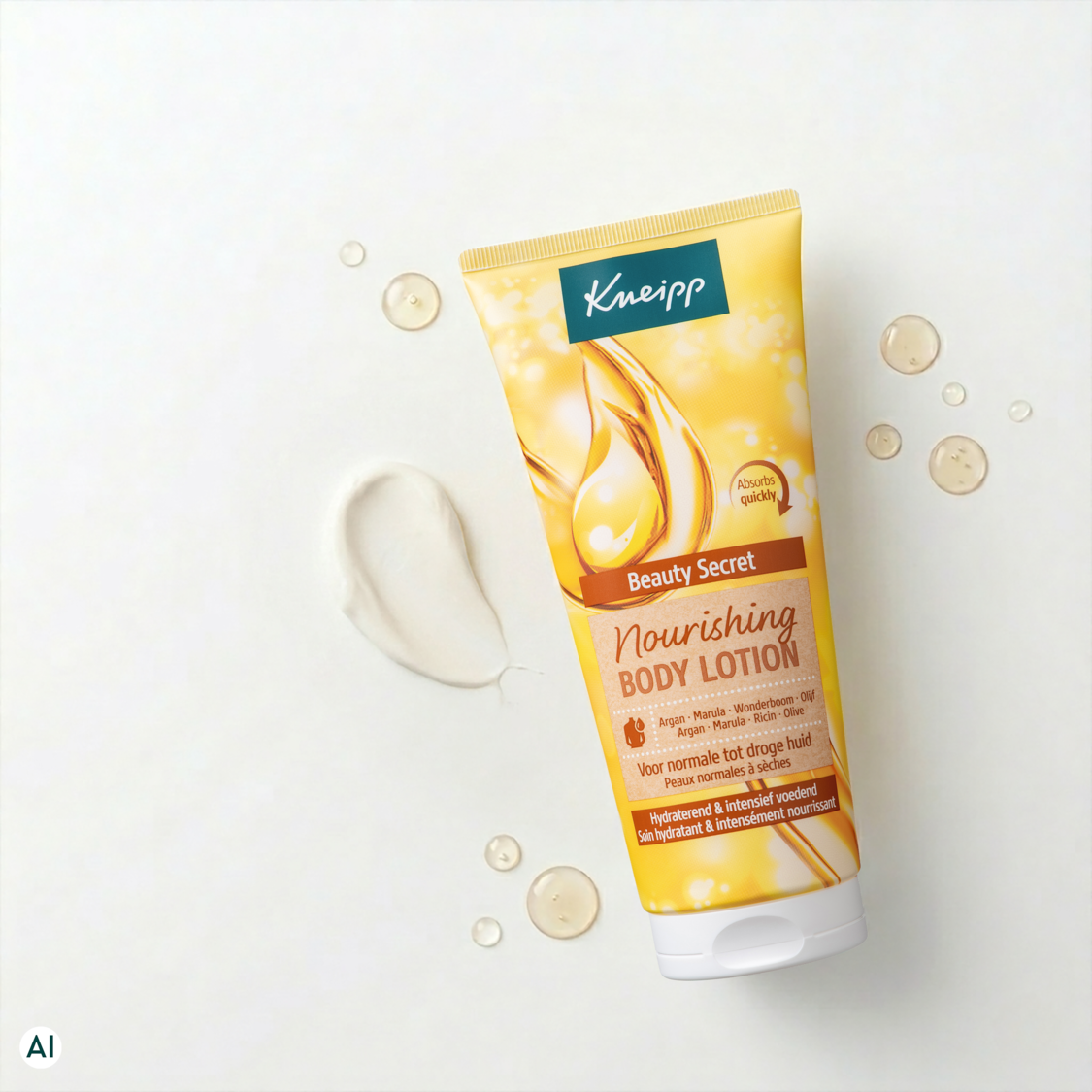 Lait corps Beauty Secret - Vue de dos