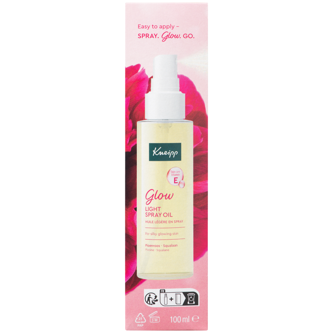 Huile corps Glow Light Spray  - Vue de droite