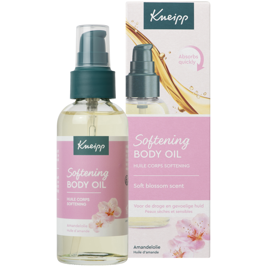 Huile corps Soft Skin - Vue de face