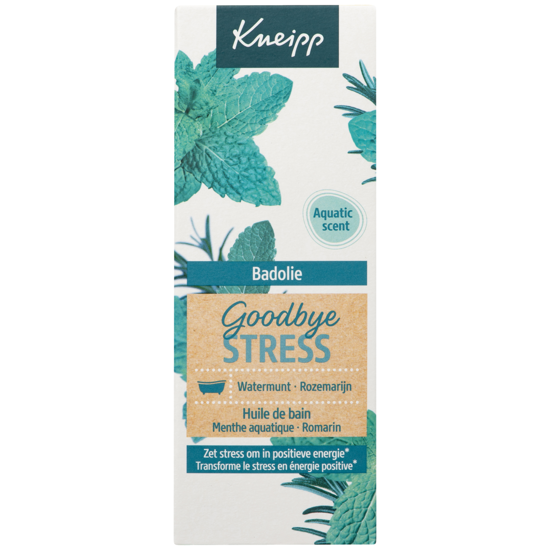 Huile de bain Goodbye Stress - Vue de gauche