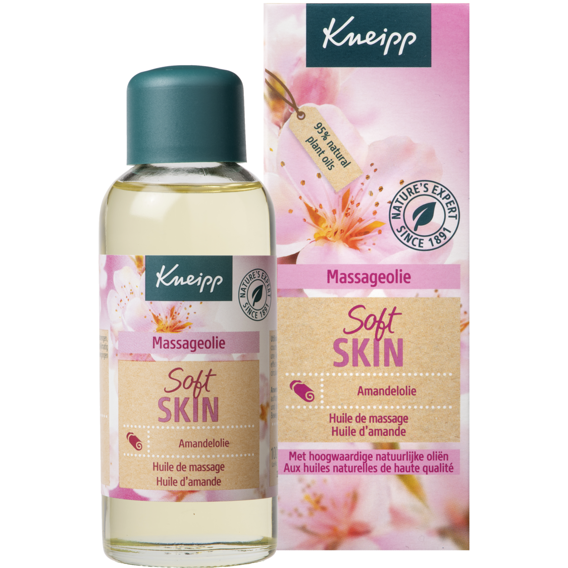 Huile de massage Soft Skin - Vue de face