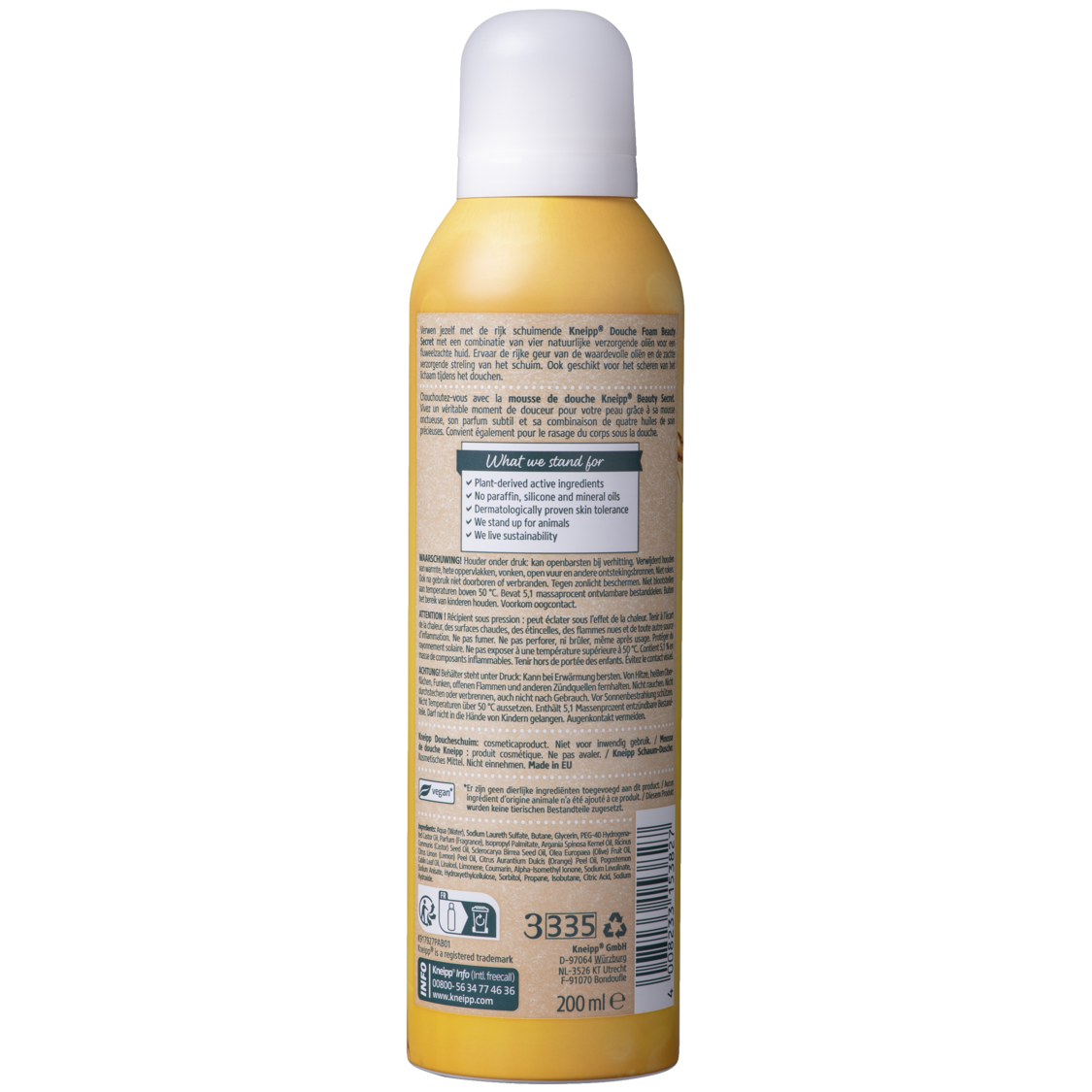 Mousse de Douche Beauty Secret - Vue de dos