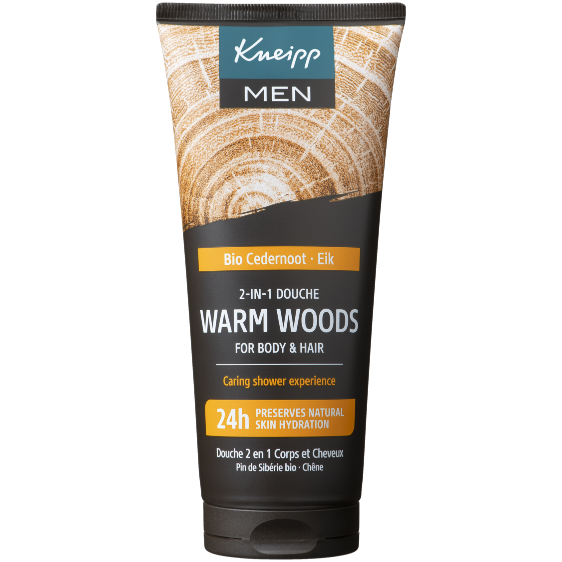 Douche 2-en-1 Corps et Cheveux Warm Woods - Vue de face