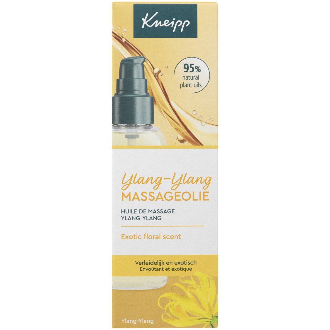 Huile de Massage Ylang Ylang - Vue de gauche