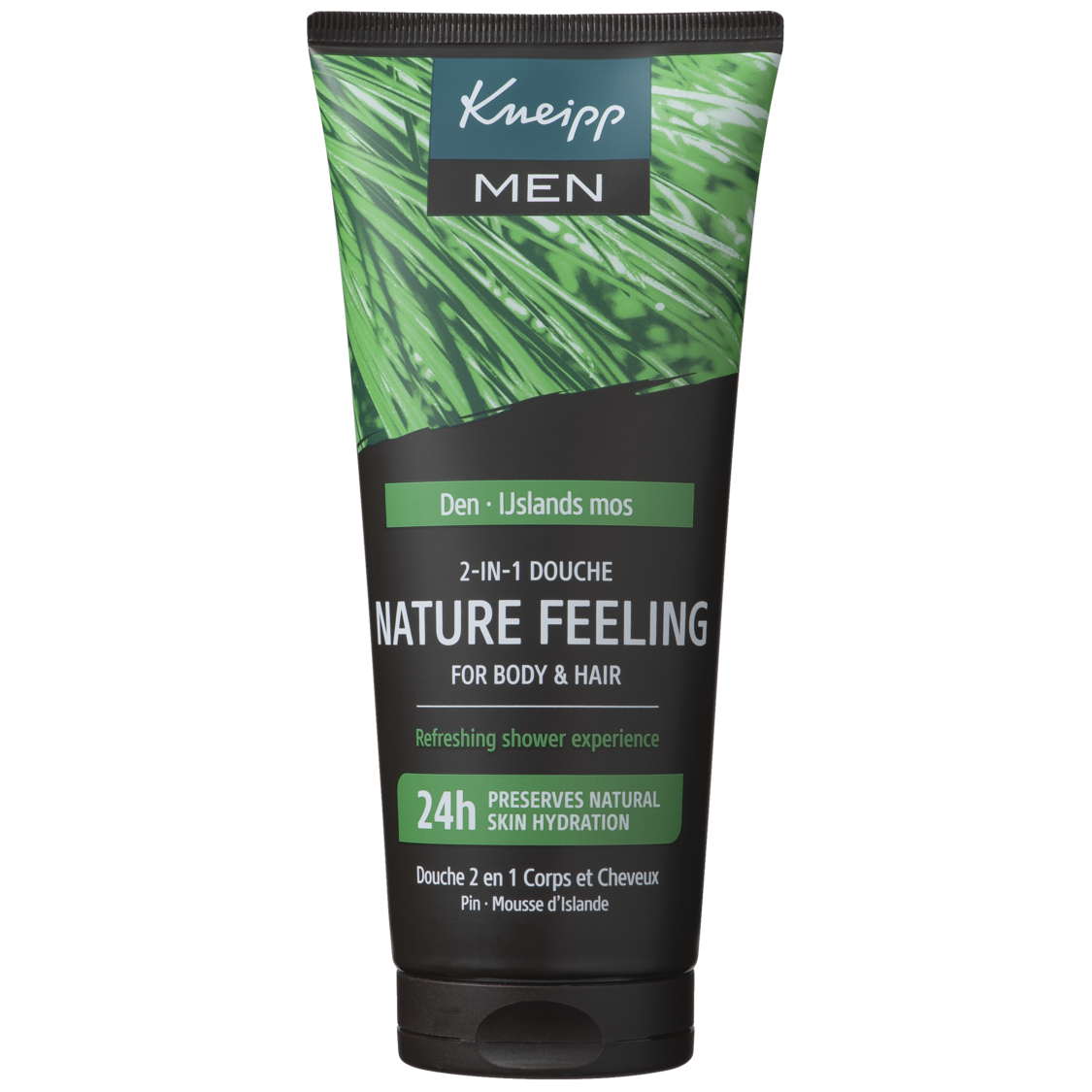 2-en-1 Men Gel Douche & Shampoo Nature Feeling - Vue de face