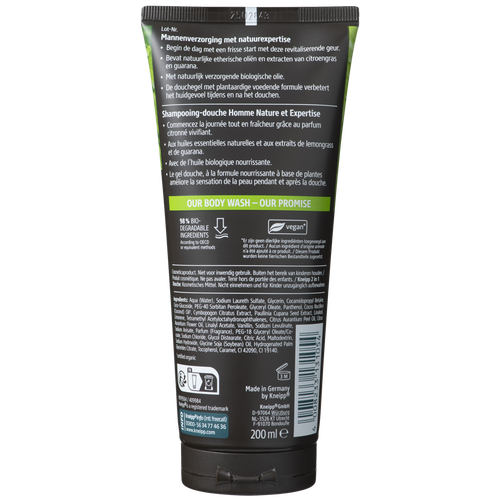 2-en-1 Men Gel Douche & Shampoo Ready To Go - Vue de dos