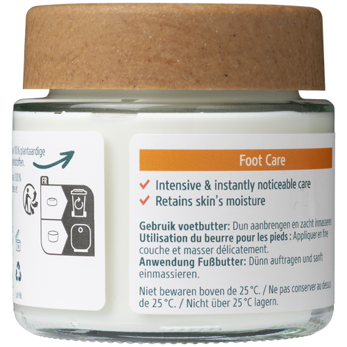 Beurre de pieds réparateur - Vue de dos