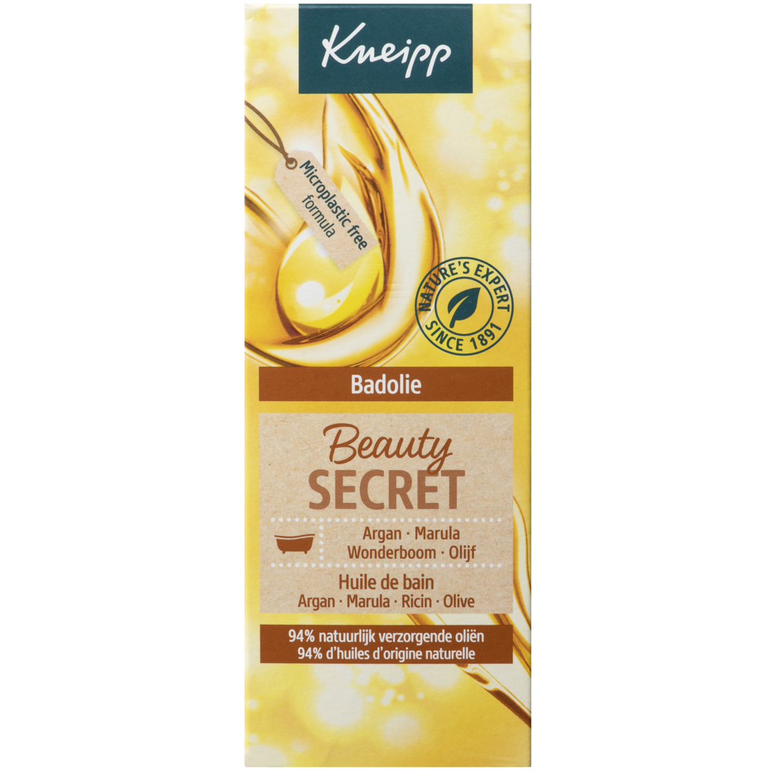 Huile de bain Beauty Secret - Vue de gauche