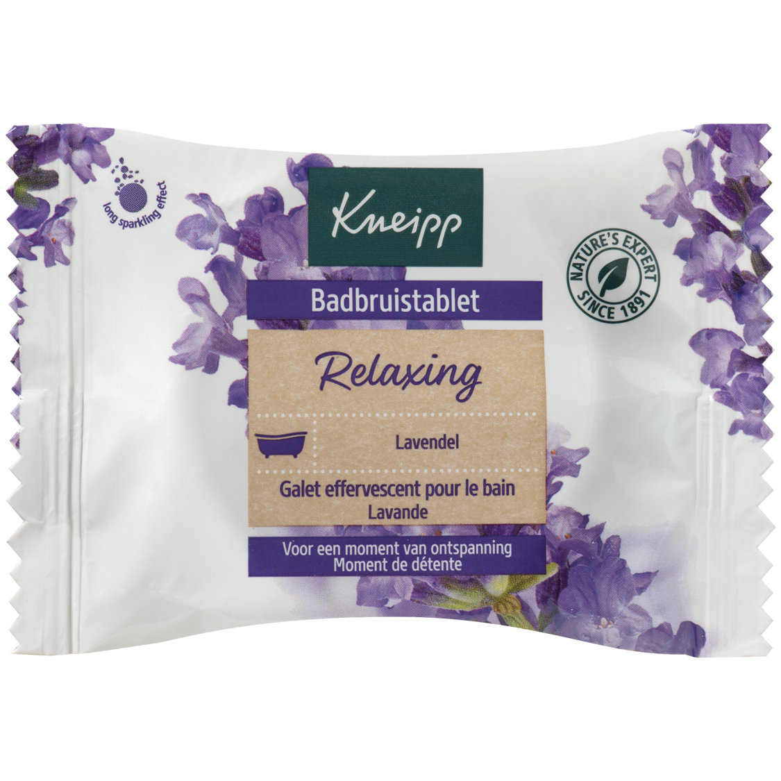 Galet de bain effervescent Relaxing - Vue de face