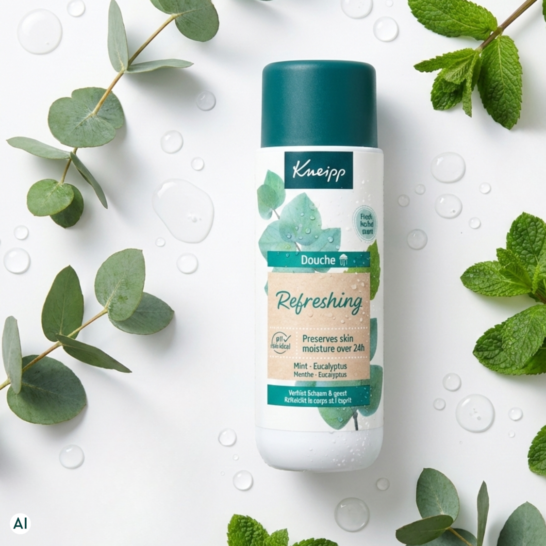 Gel douche Refreshing - Vue de dos