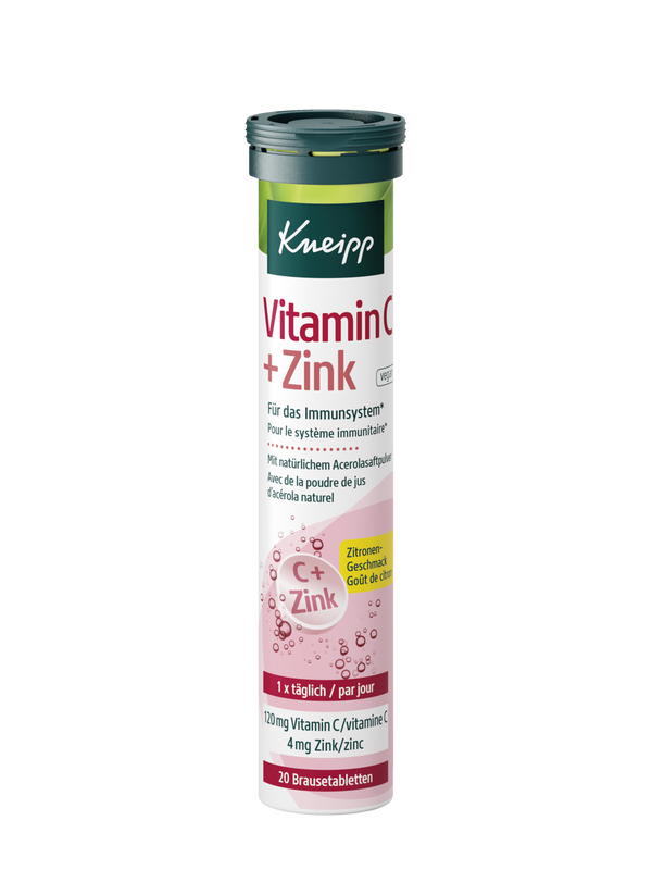 Vitamine C + Zinc Comprim&eacute;s effervescents