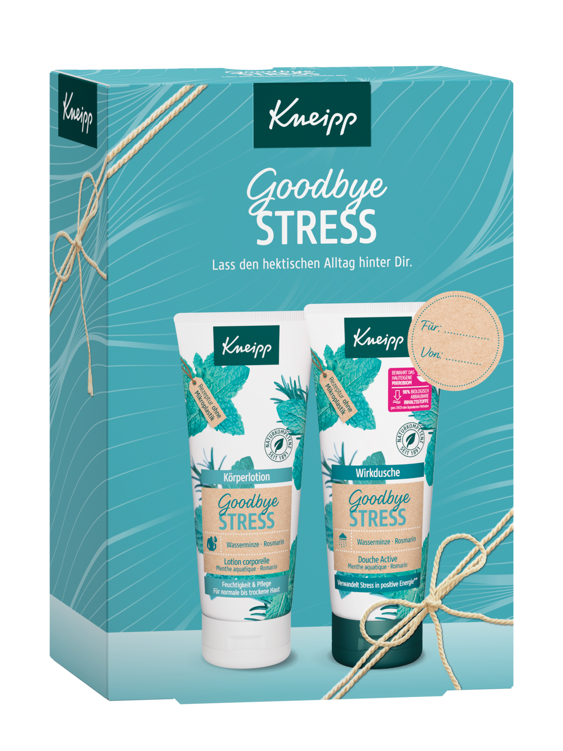 Coffret cadeau Goodbye Stress - Vue de face