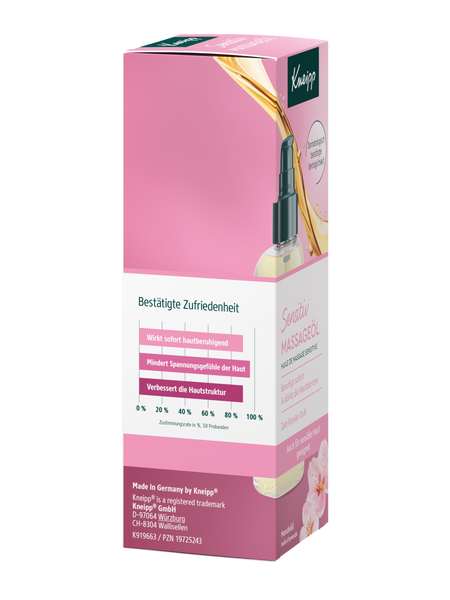 Huile de massage sensitive - Vue de droite