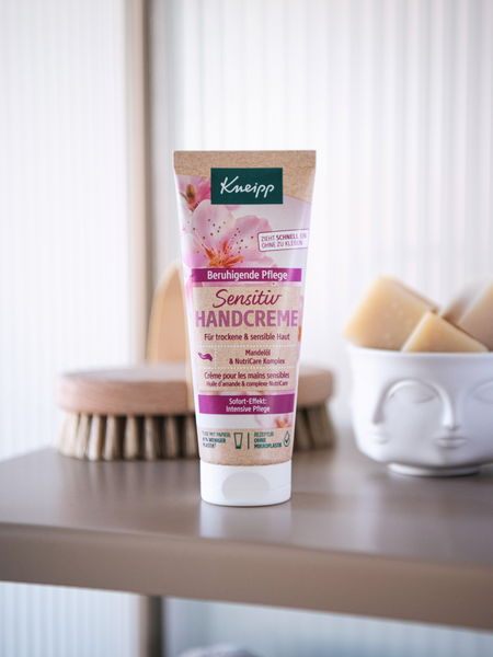 Crème pour les mains sensibles - Vue de dos