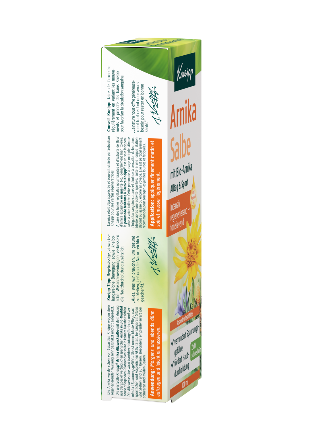 Pommade arnica - Vue de droite