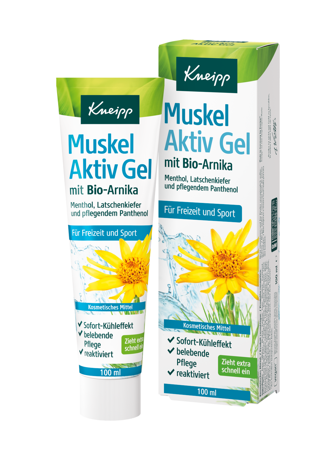 Gel actif muscle - Vue de face
