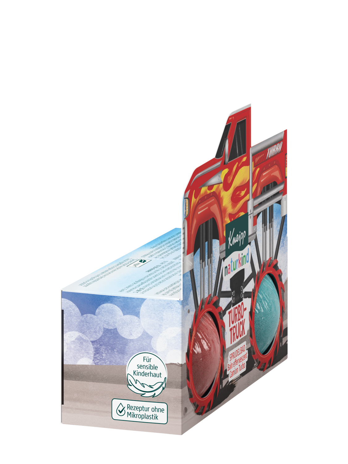 naturkind Bain effervescent Camion Turbo - Vue de droite