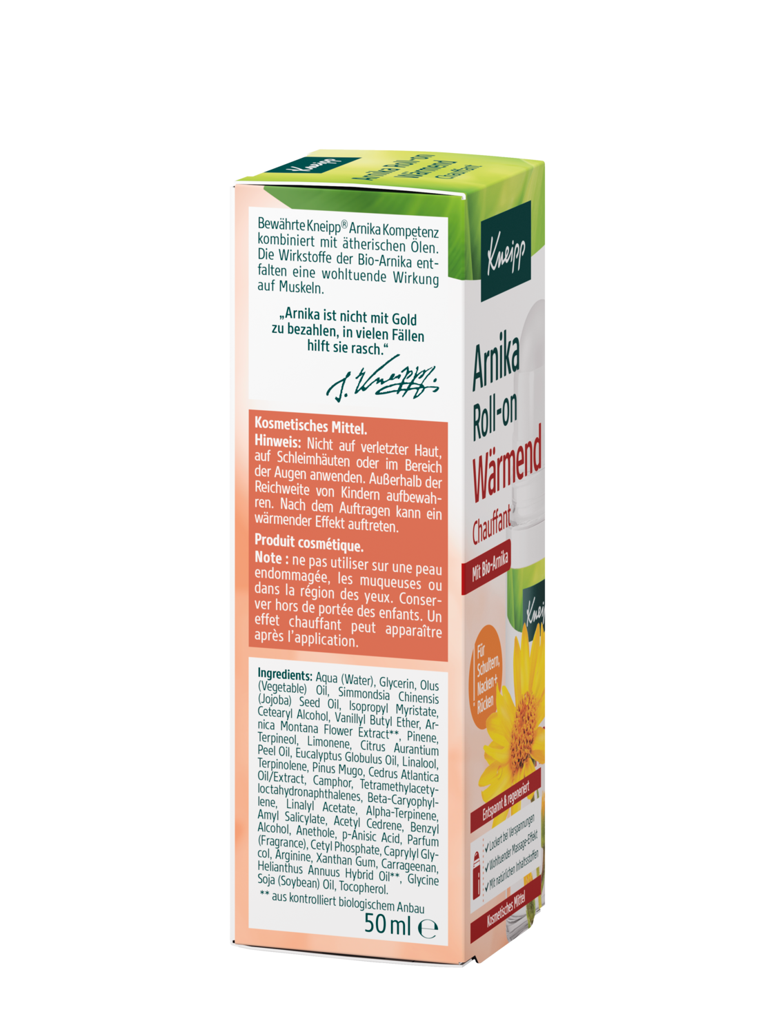 Arnika Roll-on Chauffant - Vue de droite