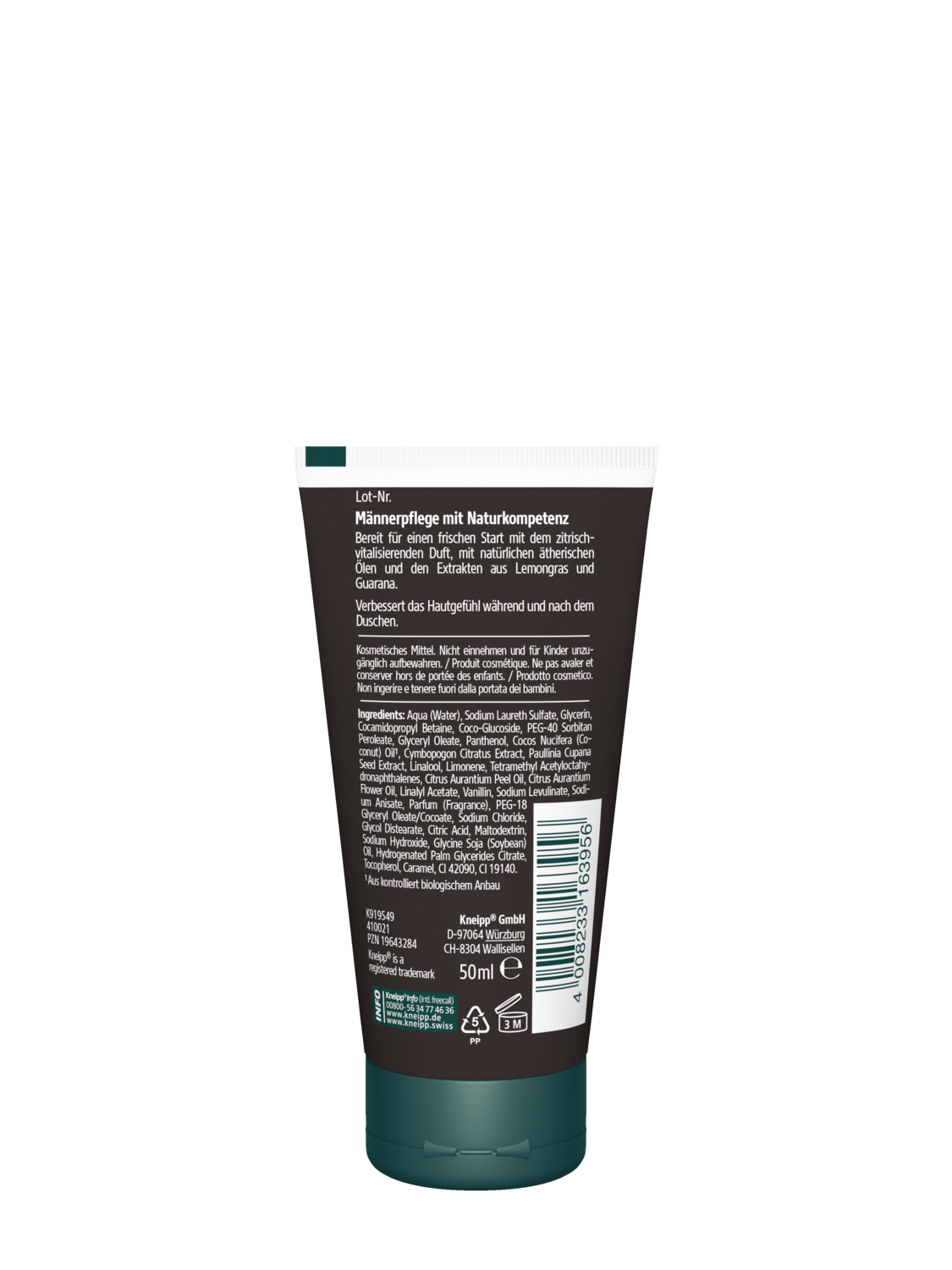 Shampooing-Douche D&eacute;marrage R&eacute;ussi Mini - Vue de dos