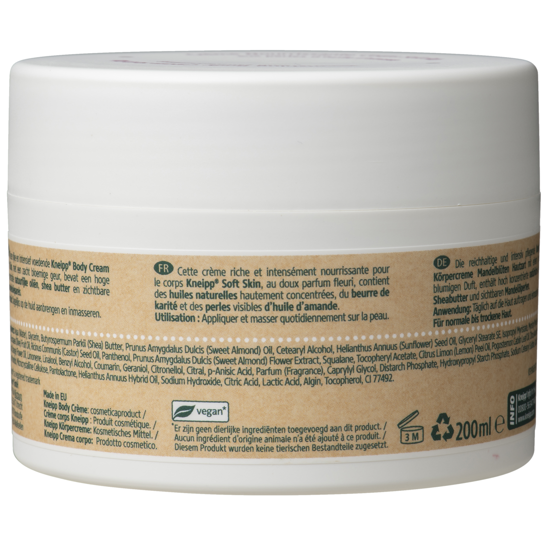 Nourishing Body Cream - Vue de dos