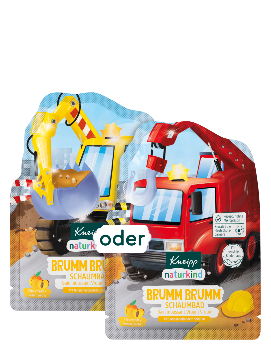 naturkind Bain moussant Vroum Vroum - Vue de face