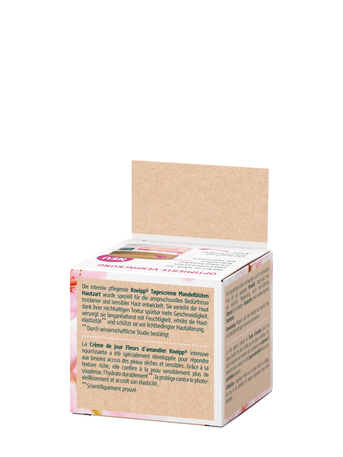 Cr&egrave;me pour le visage Fleurs d&lsquo;amandier - Vue de dos