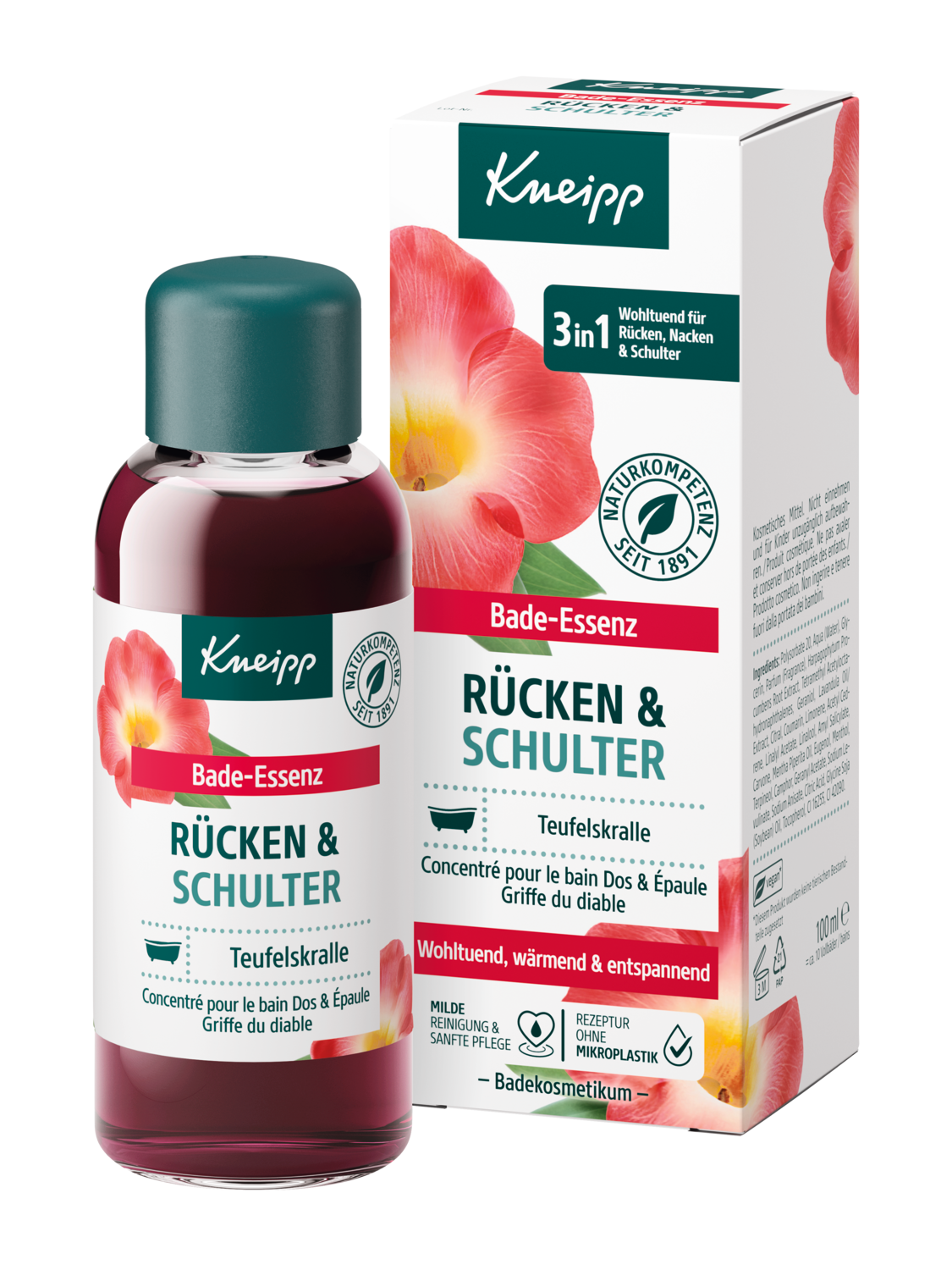 Concentr&eacute; pour le bain Dos + &Eacute;paule - Vue de face