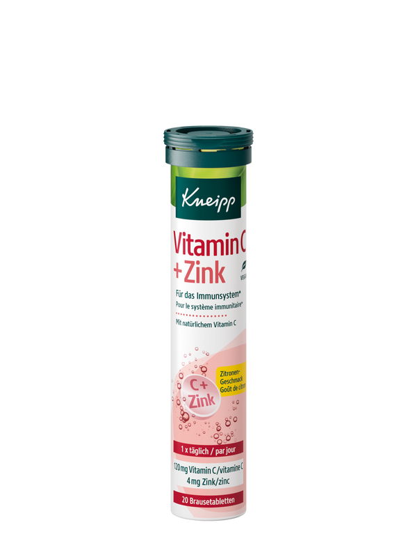 Vitamine C + Zinc Comprimés effervescents