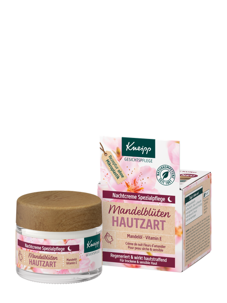 Crème de nuit Fleurs damandier - Vue de face