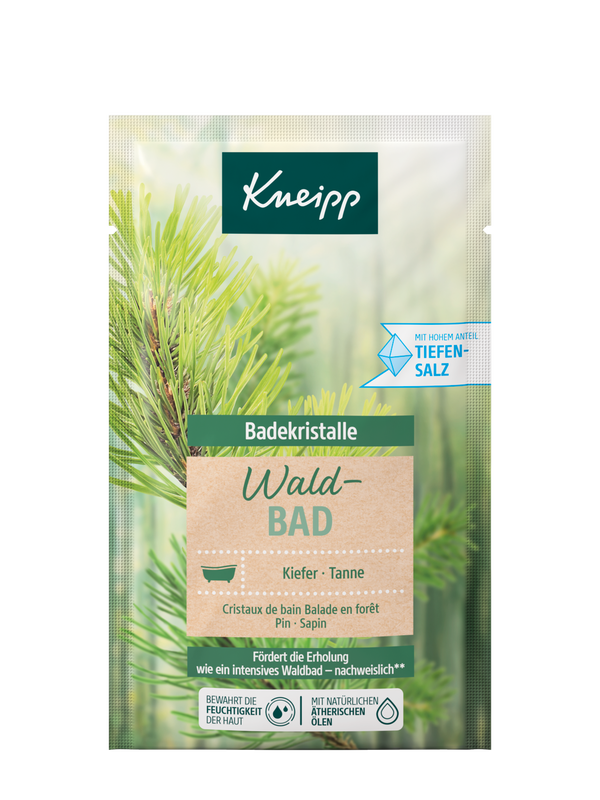 Cristaux de bain "Balade en for&ecirc;t"