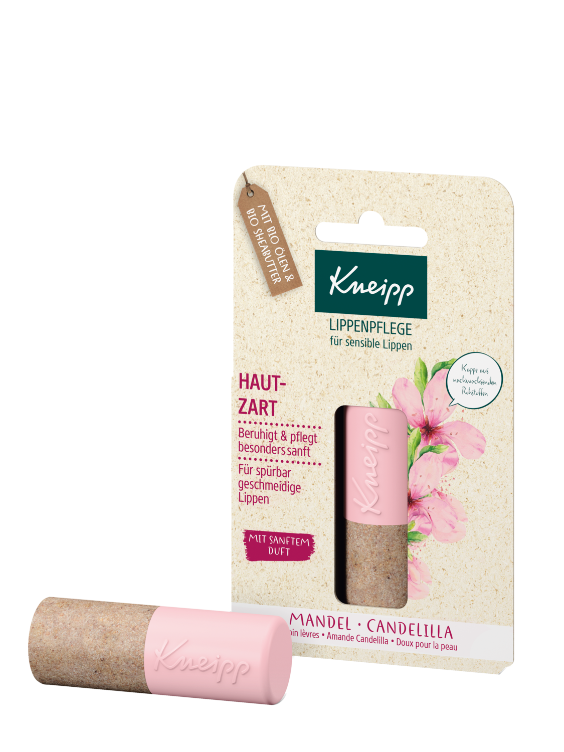 Soin l&egrave;vres Doux pour la peau - Vue de face