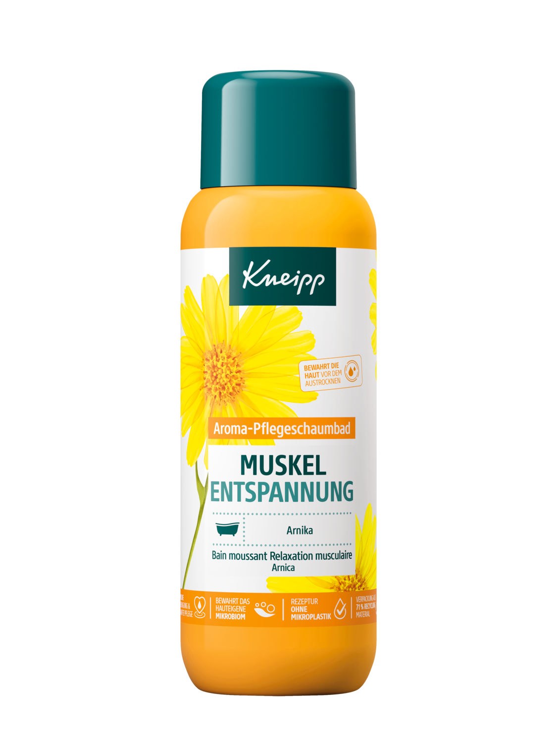 Bain moussant Relaxation musculaire - Vue de face